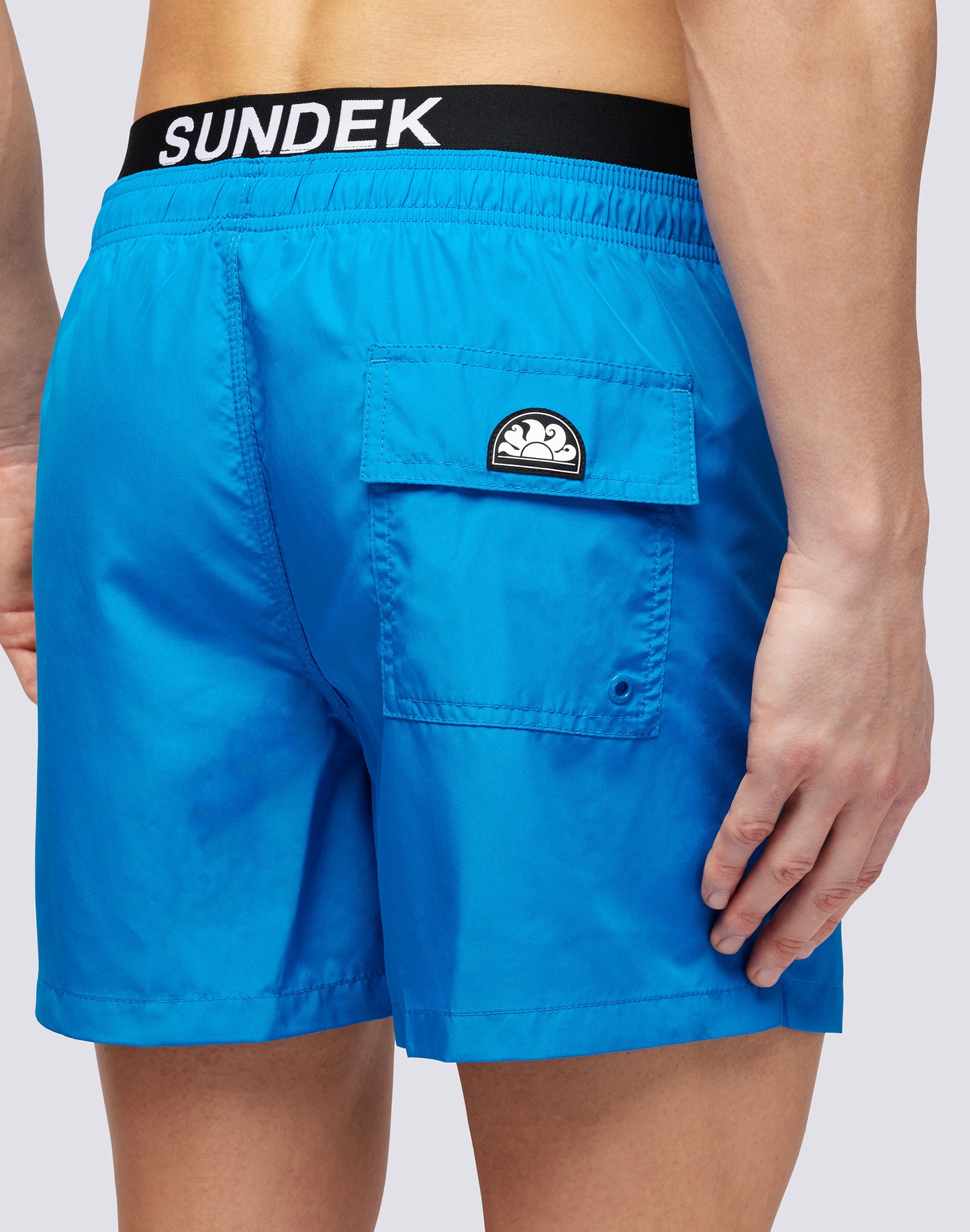 LIGHT POLY SHORT SWIMSHORTS WITH ELASTIC WAIST