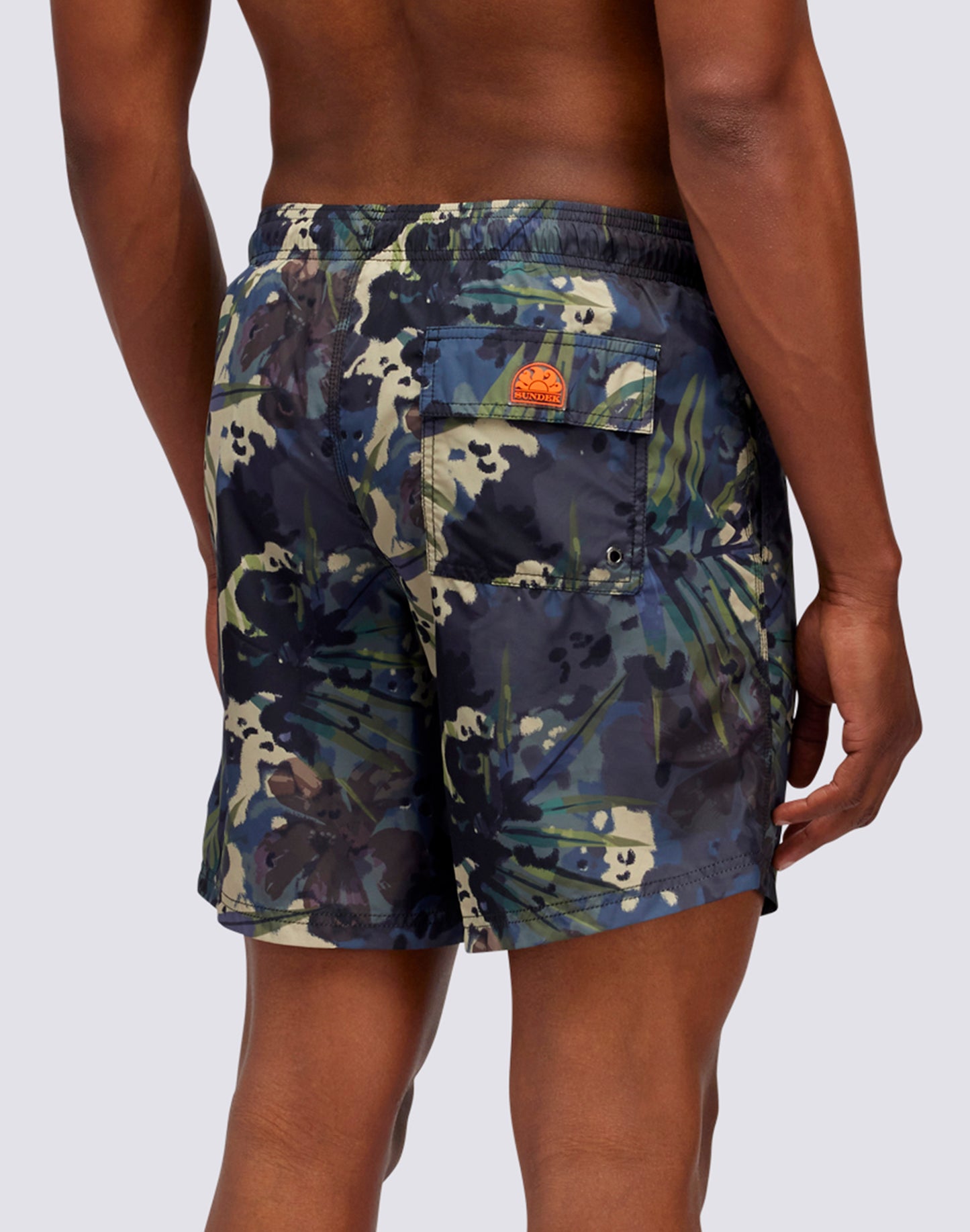 SHORT DE BAIN TAILLE ÉLASTIQUE MOYENNE AVEC IMPRIMÉ SPOTTY JUNGLE