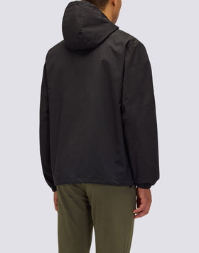 CHAQUETA CORTA DE HOMBRE CON CAPUCHA DE TEJIDO DOBLE