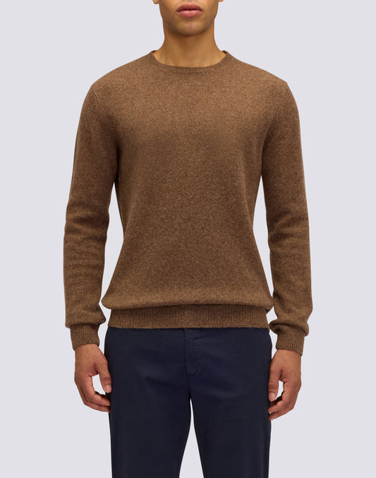 MEN'S CREW NECK SWEATER IN WOOL BLEND