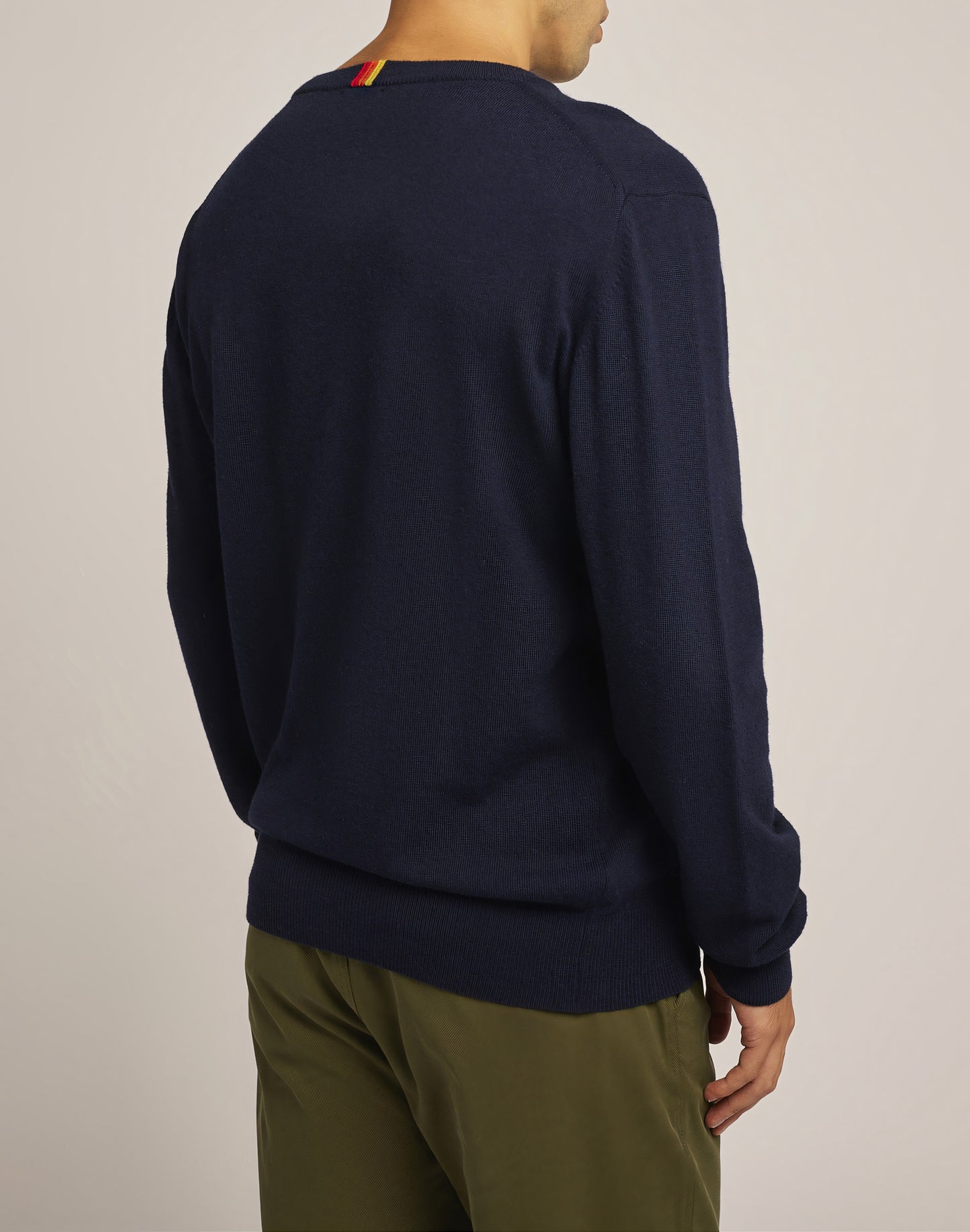 CASHMERE BLEND CREW-NECK JUMPER