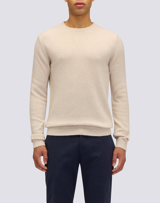 MEN'S CREW NECK SWEATER IN WOOL BLEND
