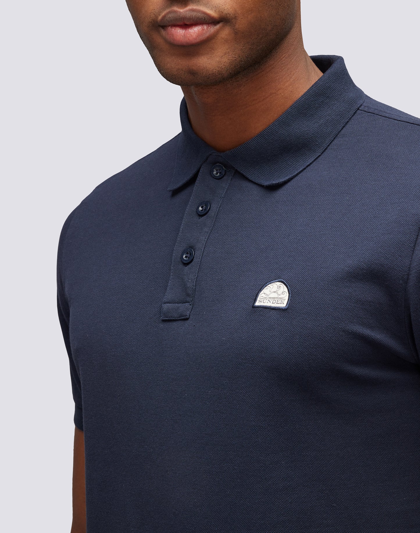 CHAZ POLO SHIRT IN PIQUE COTTON