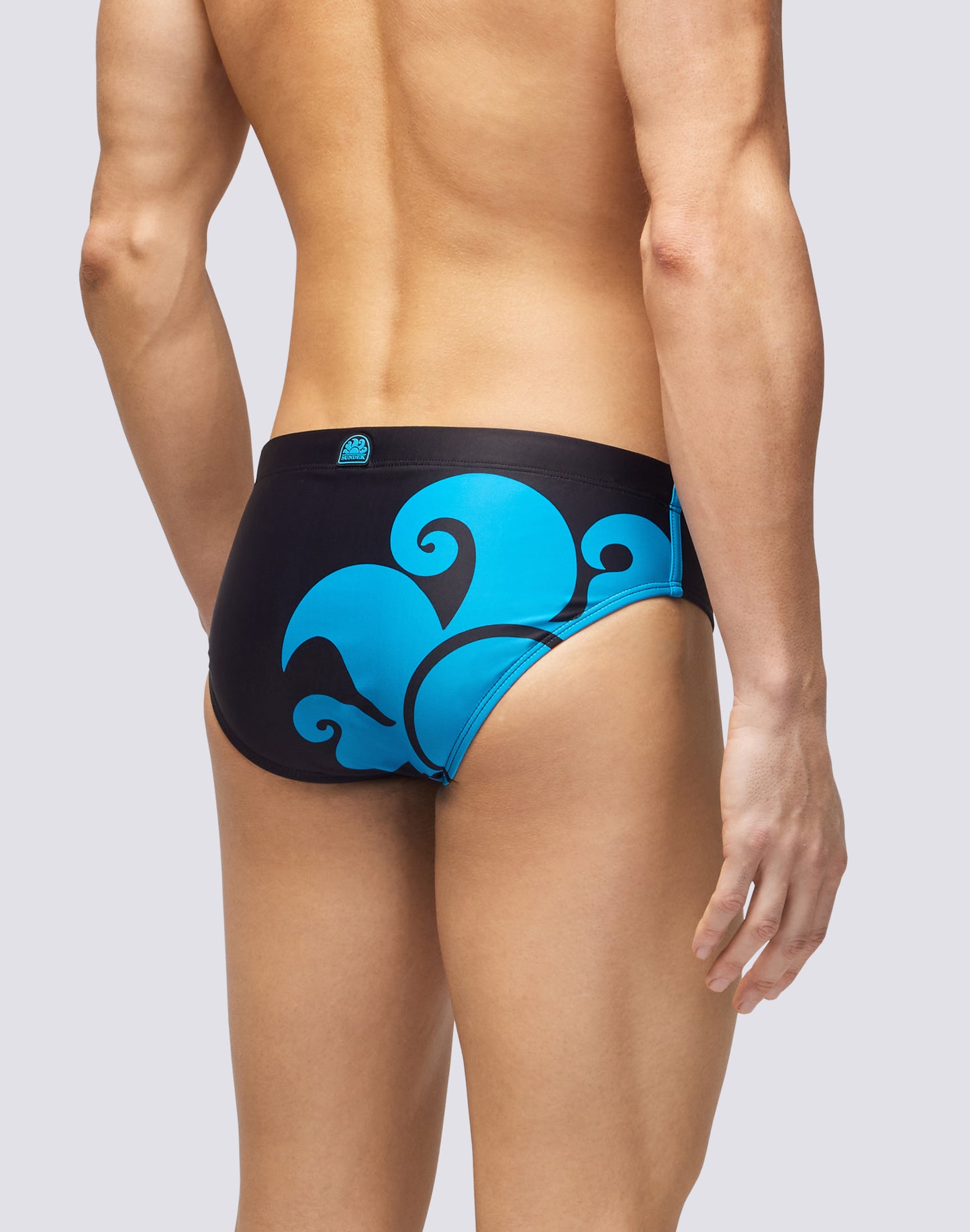 LEONARDO SWIM BRIEF LOGO PRINT