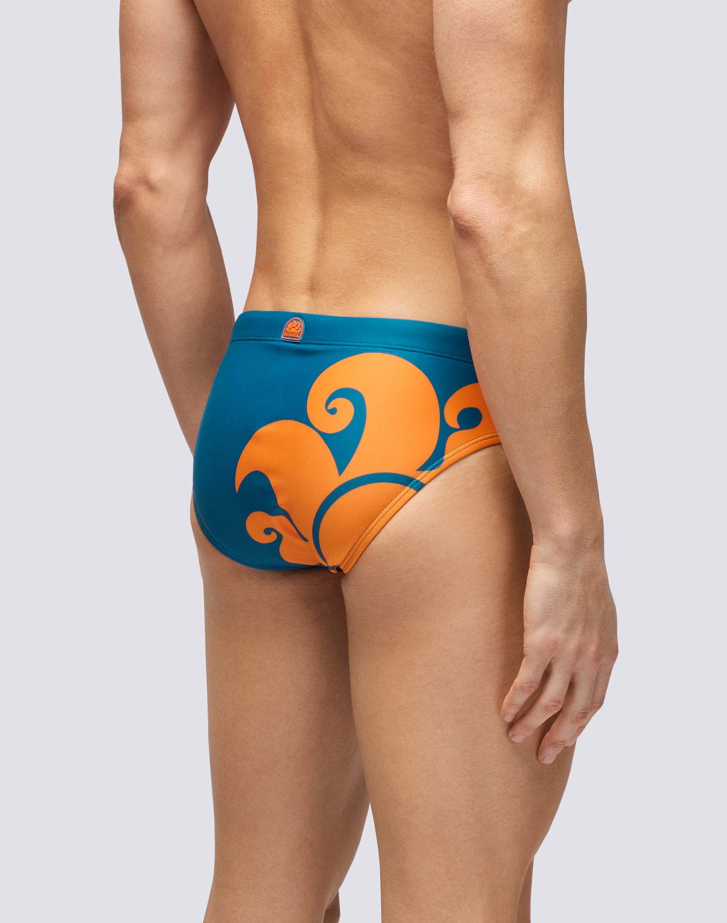 LEONARDO SWIM BRIEF LOGO PRINT