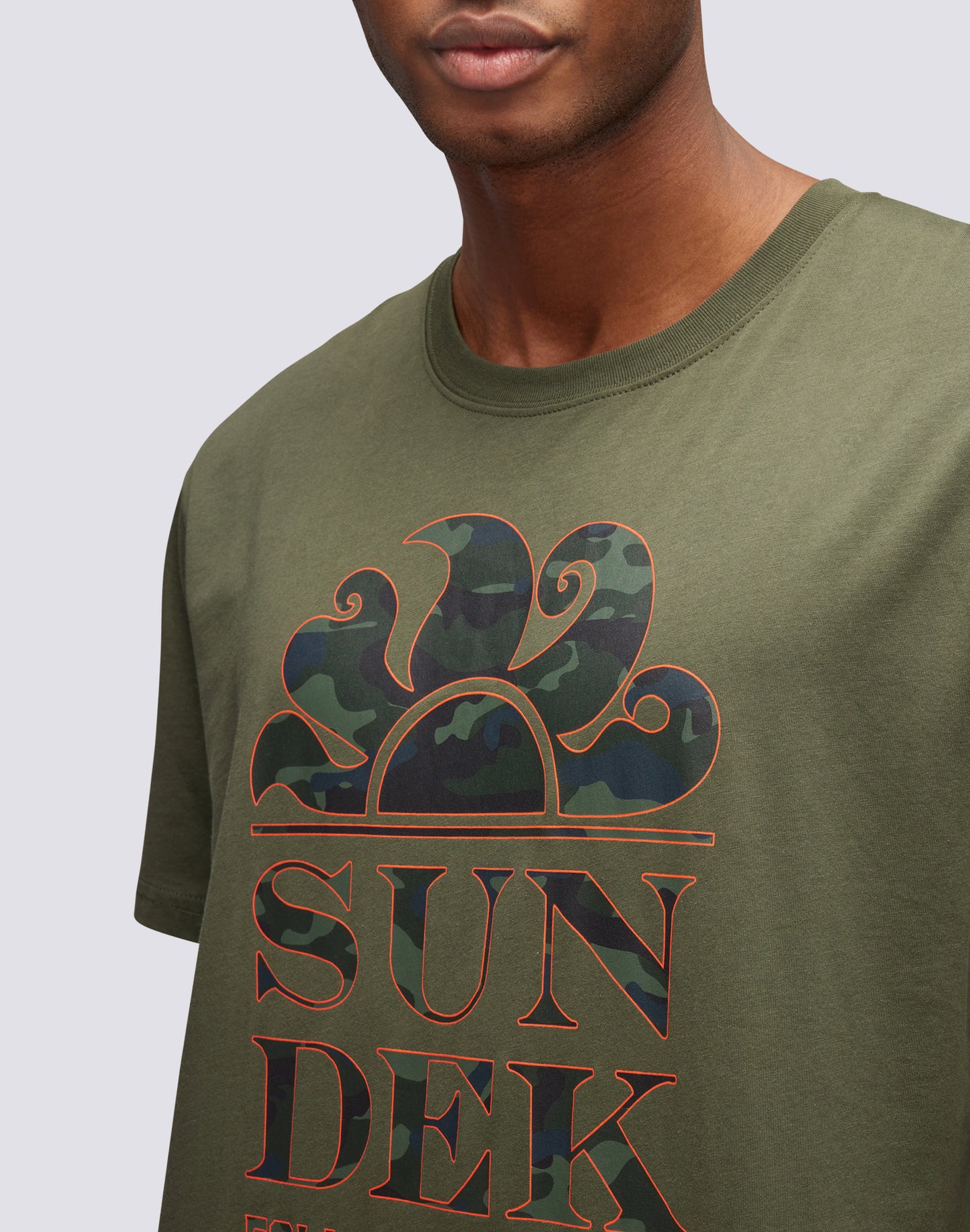 T-SHIRT IMPRIMÉ CAMOU FOLLOW THE SUN