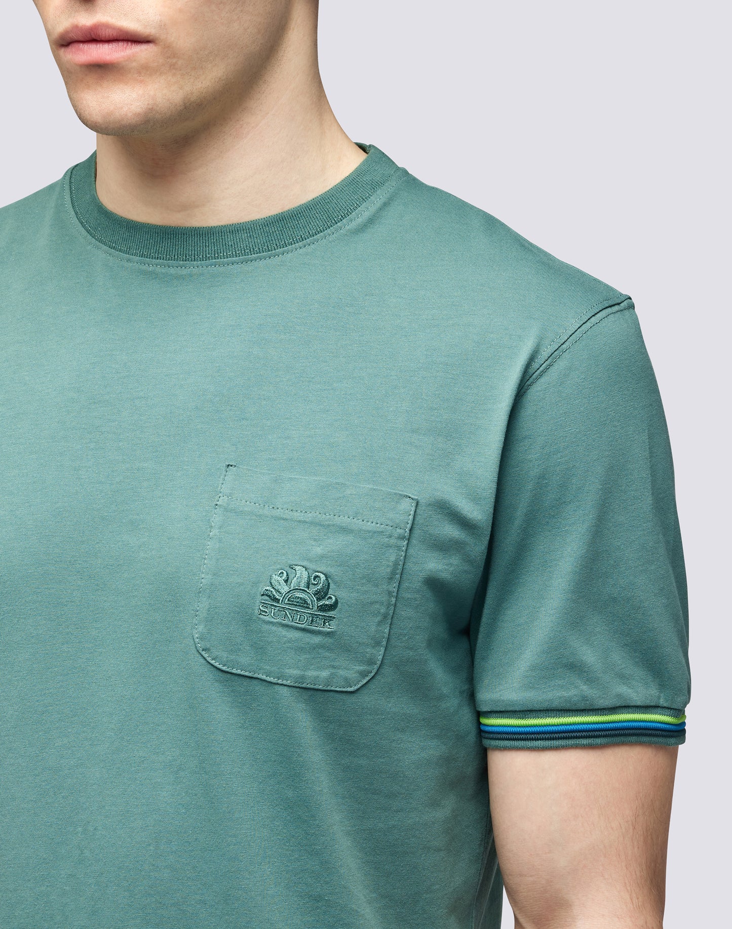 FINN CREW NECK T-SHIRT WITH POCKET