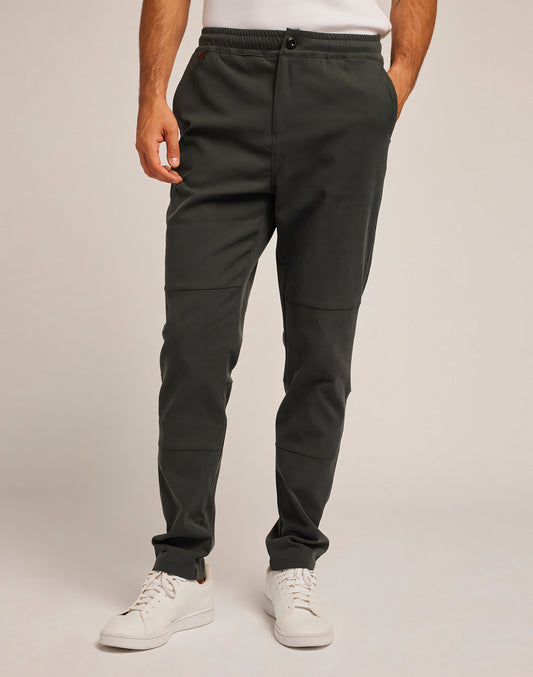 SEMI-STRETCH COTTON NYLON TROUSERS