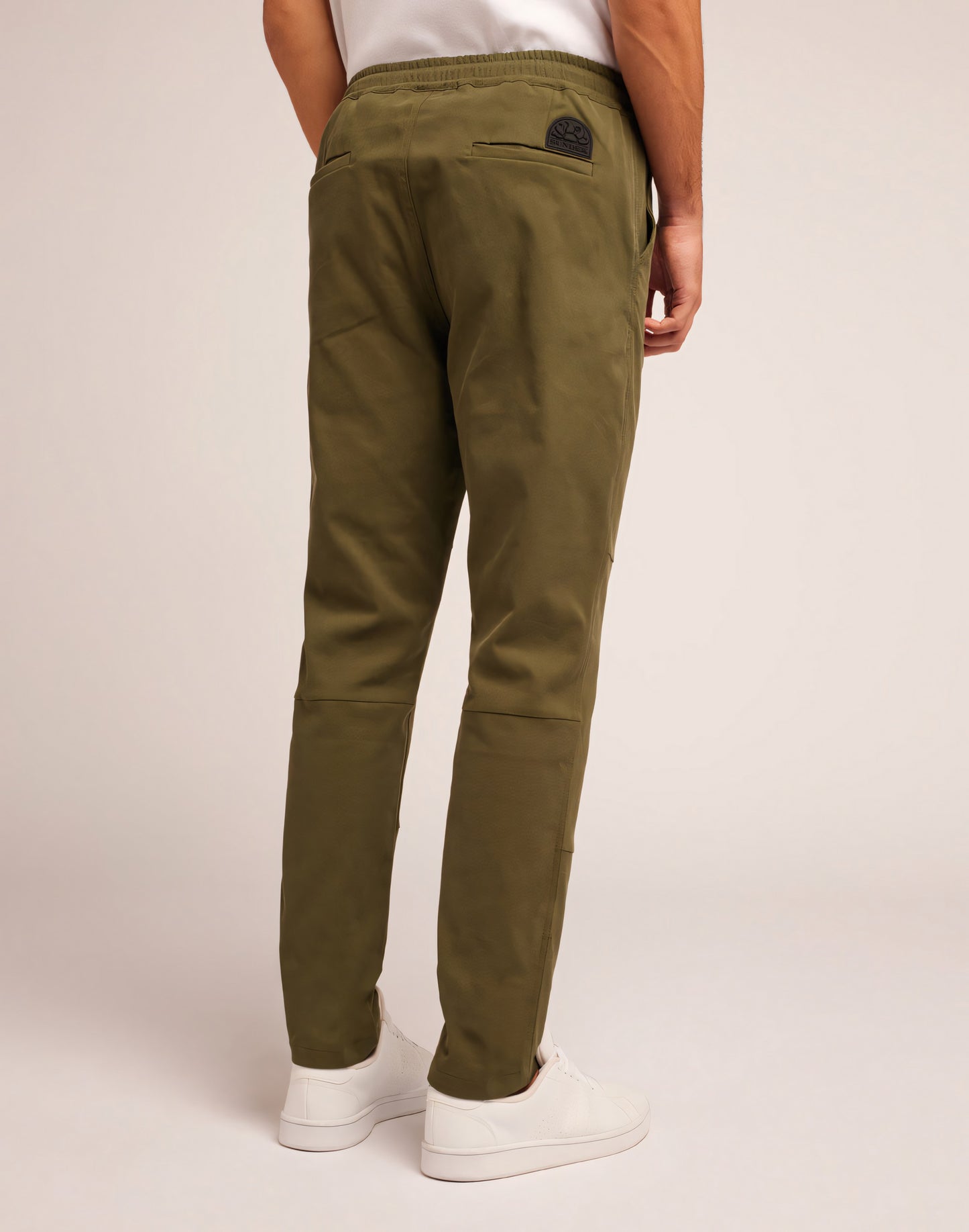 PANTALON SEMI-EXTENSIBLE EN COTON NYLON