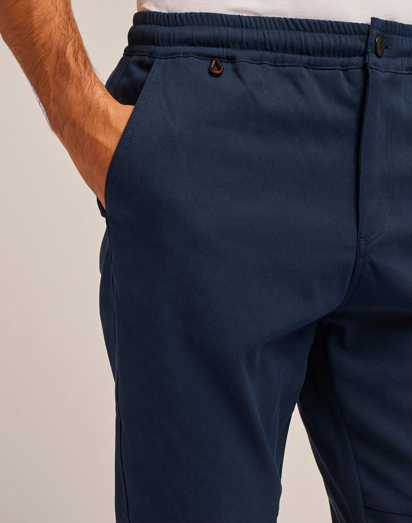 PANTALONI IN COTONE NYLON SEMI ELASTICIZZATI