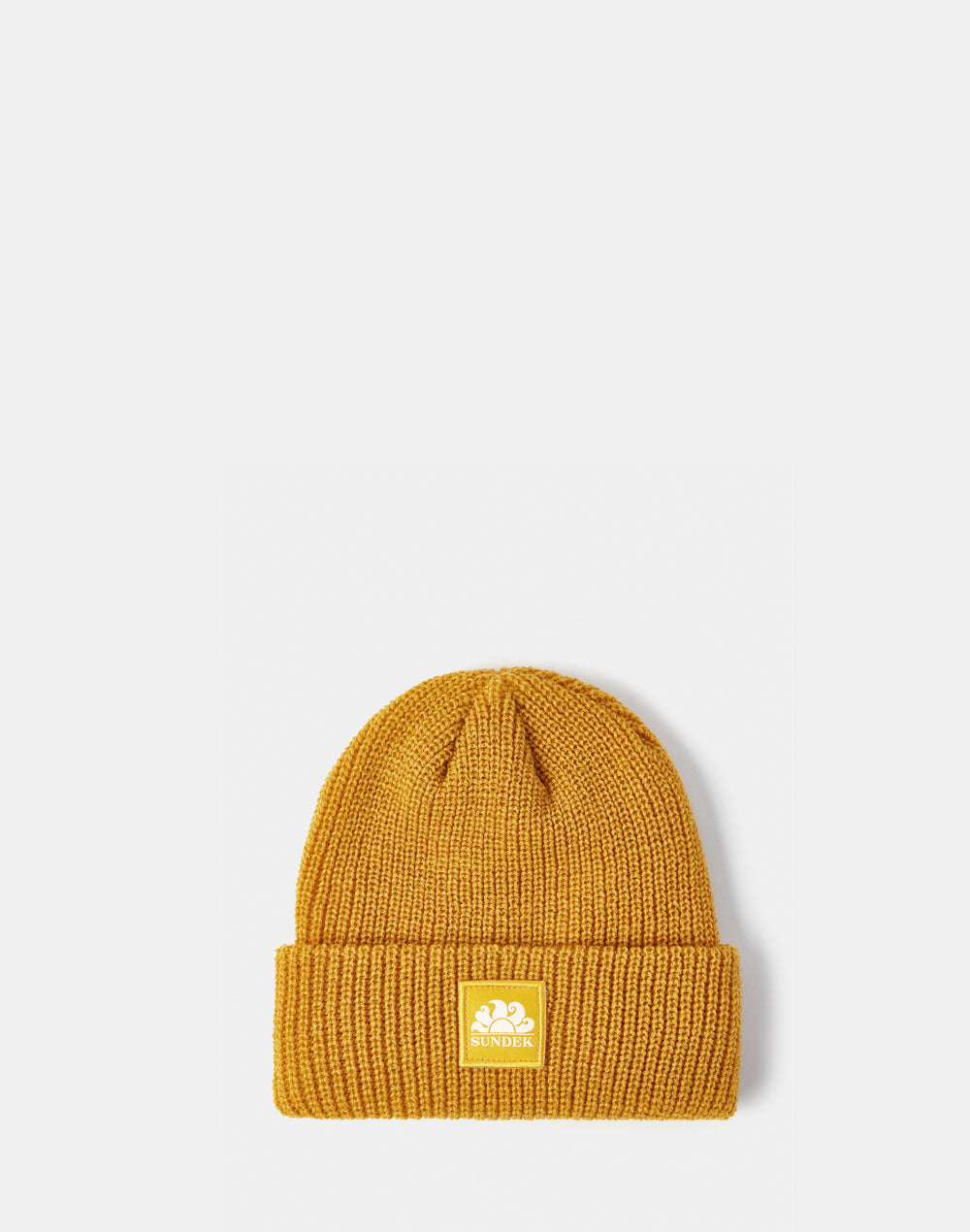 RIBBED CHILD'S HAT WITH LOGO