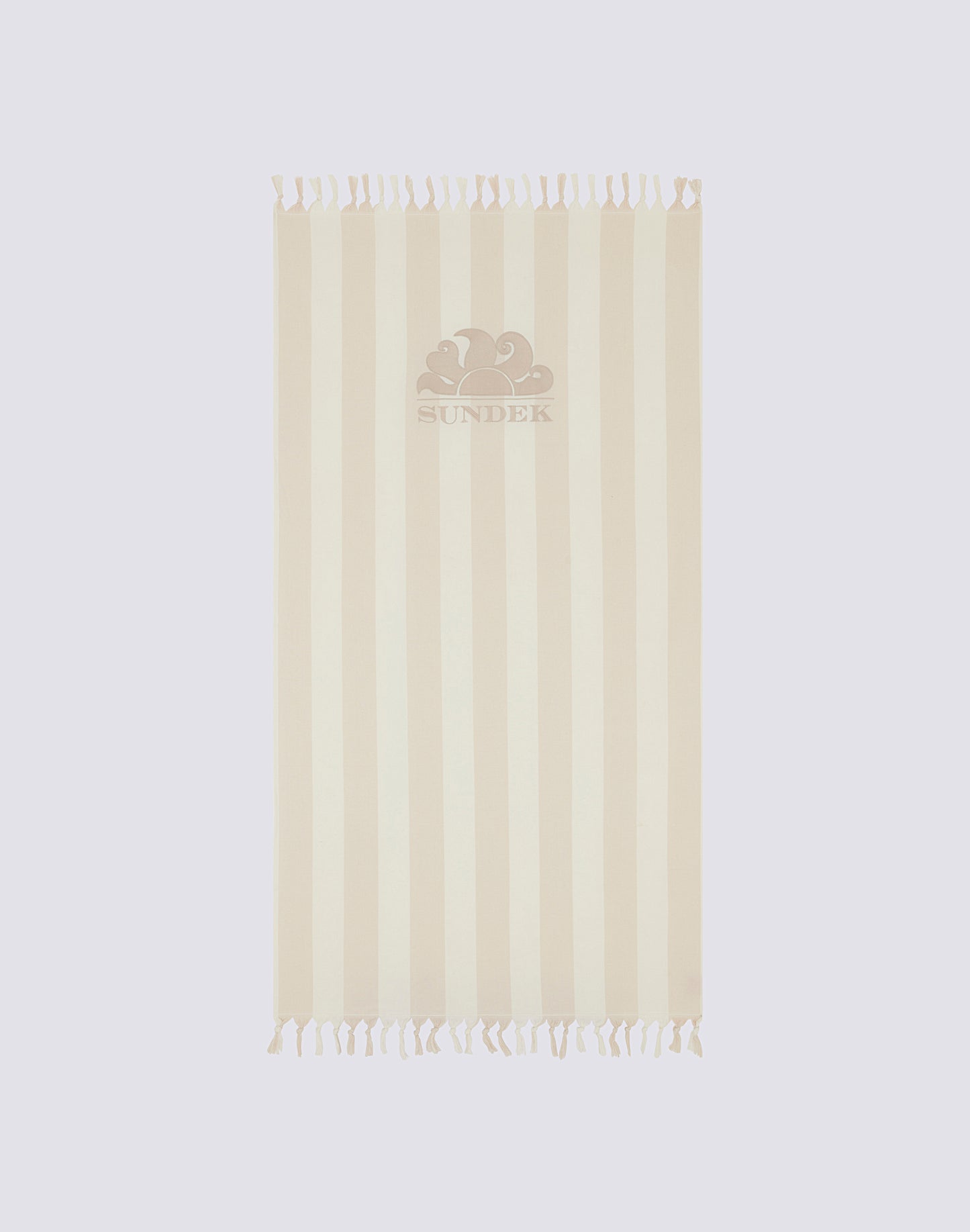 SERVIETTE DE PLAGE FOUTA JACQUARD AVEC LOGO