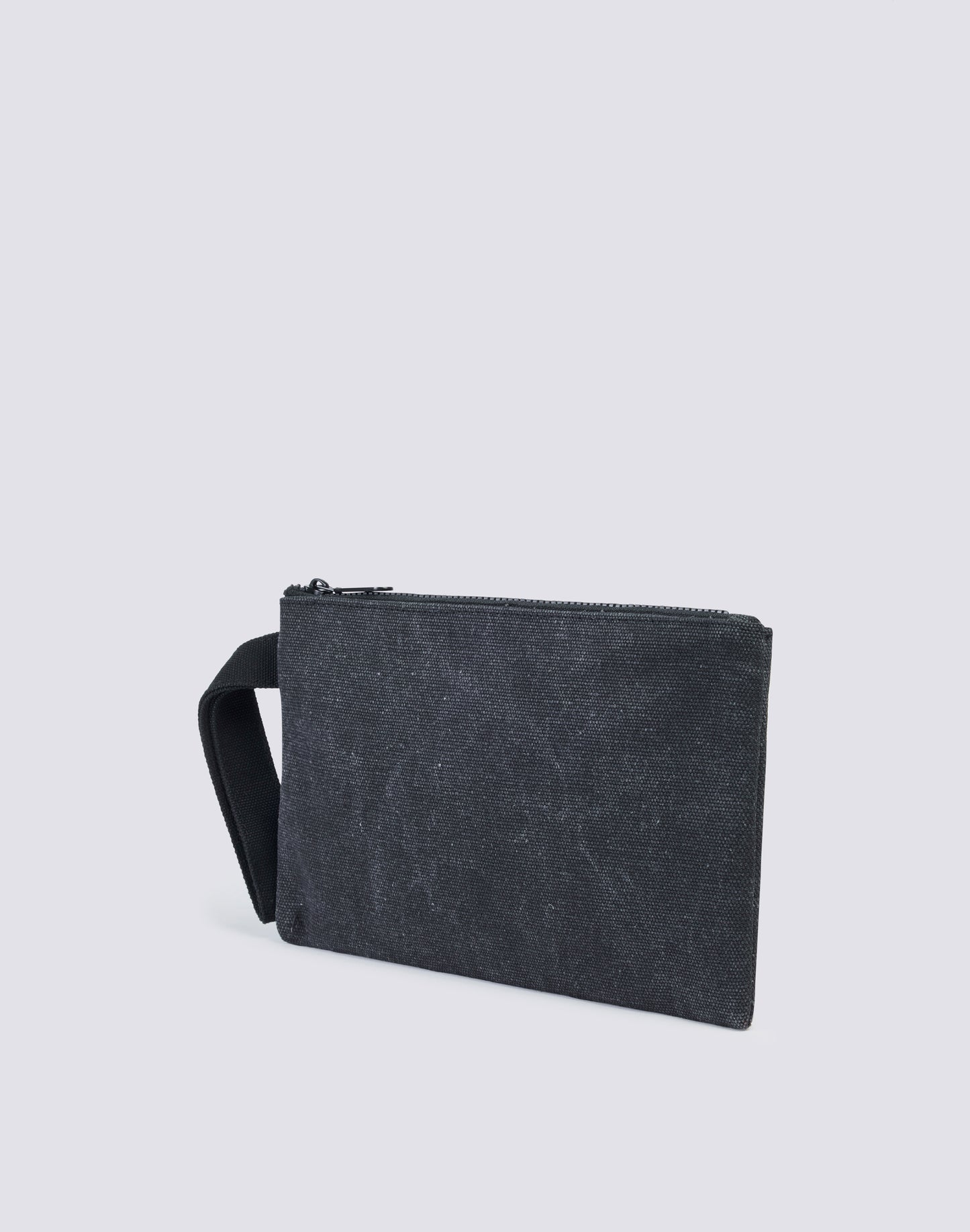 POCHETTE EN COTONE CANVAS STONE WASHED