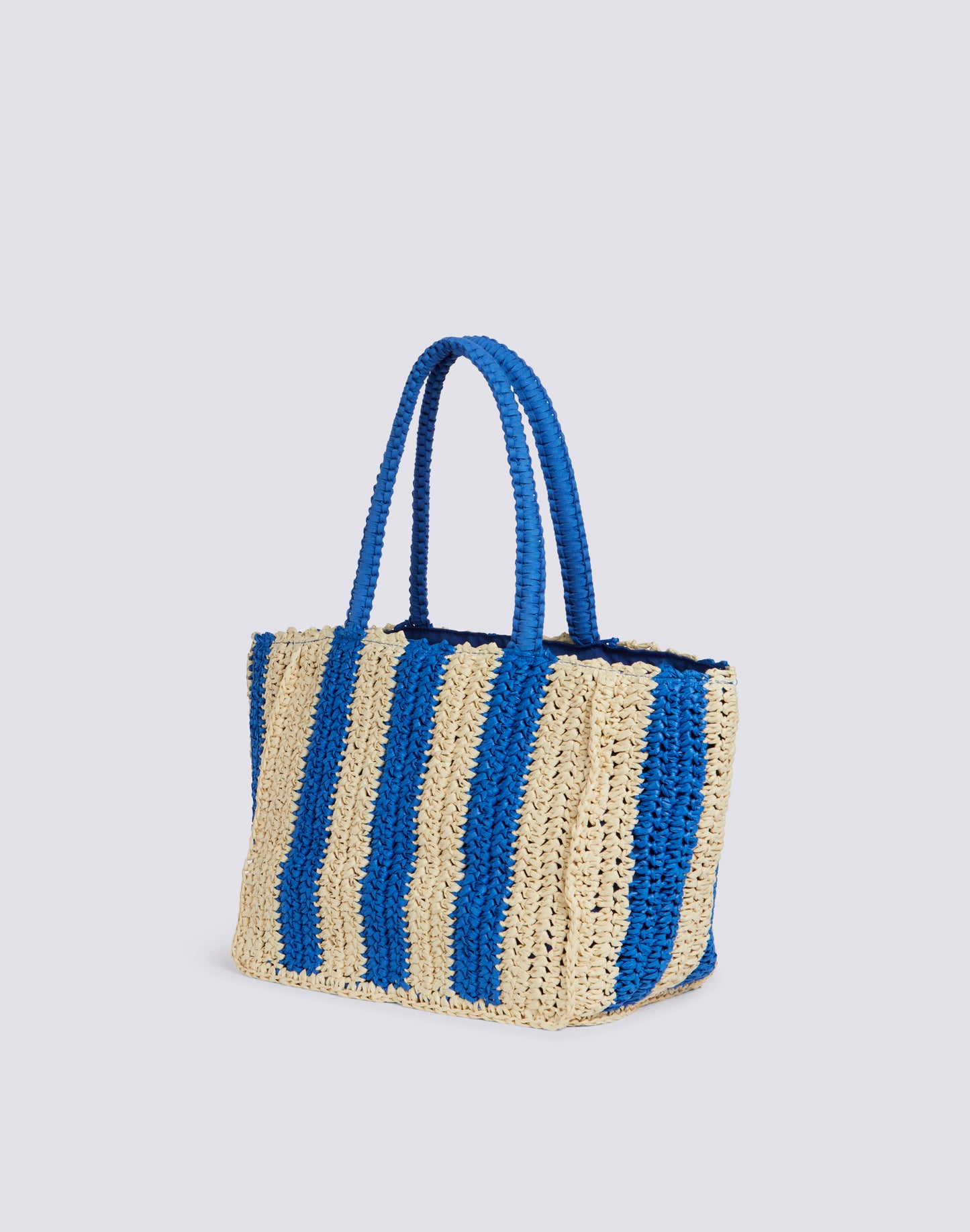 VITA - WOVEN STRAW BAG WITH EMBROIDERED LOGO