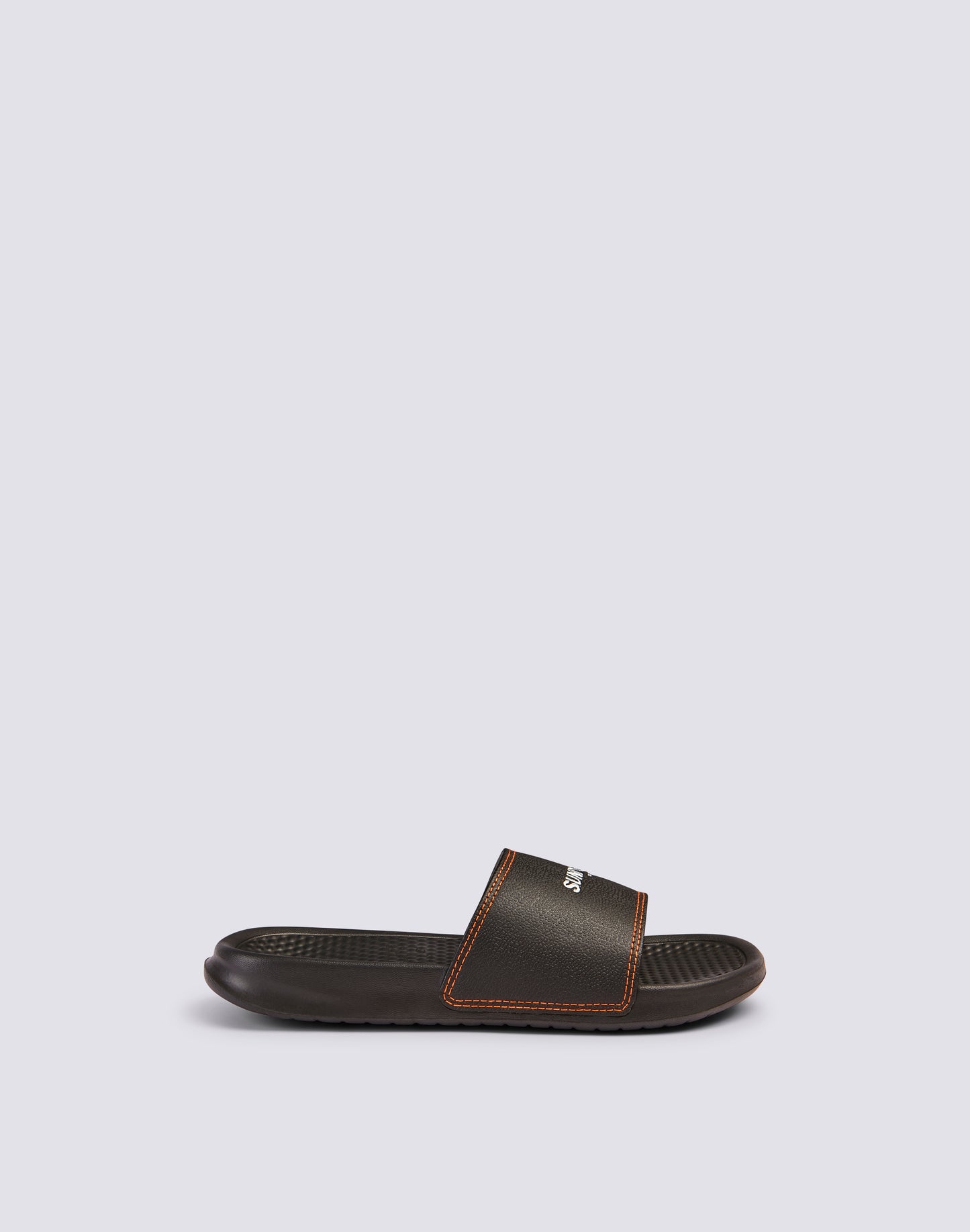 BAND SANDALS WITH CONTRASTING STITCHING