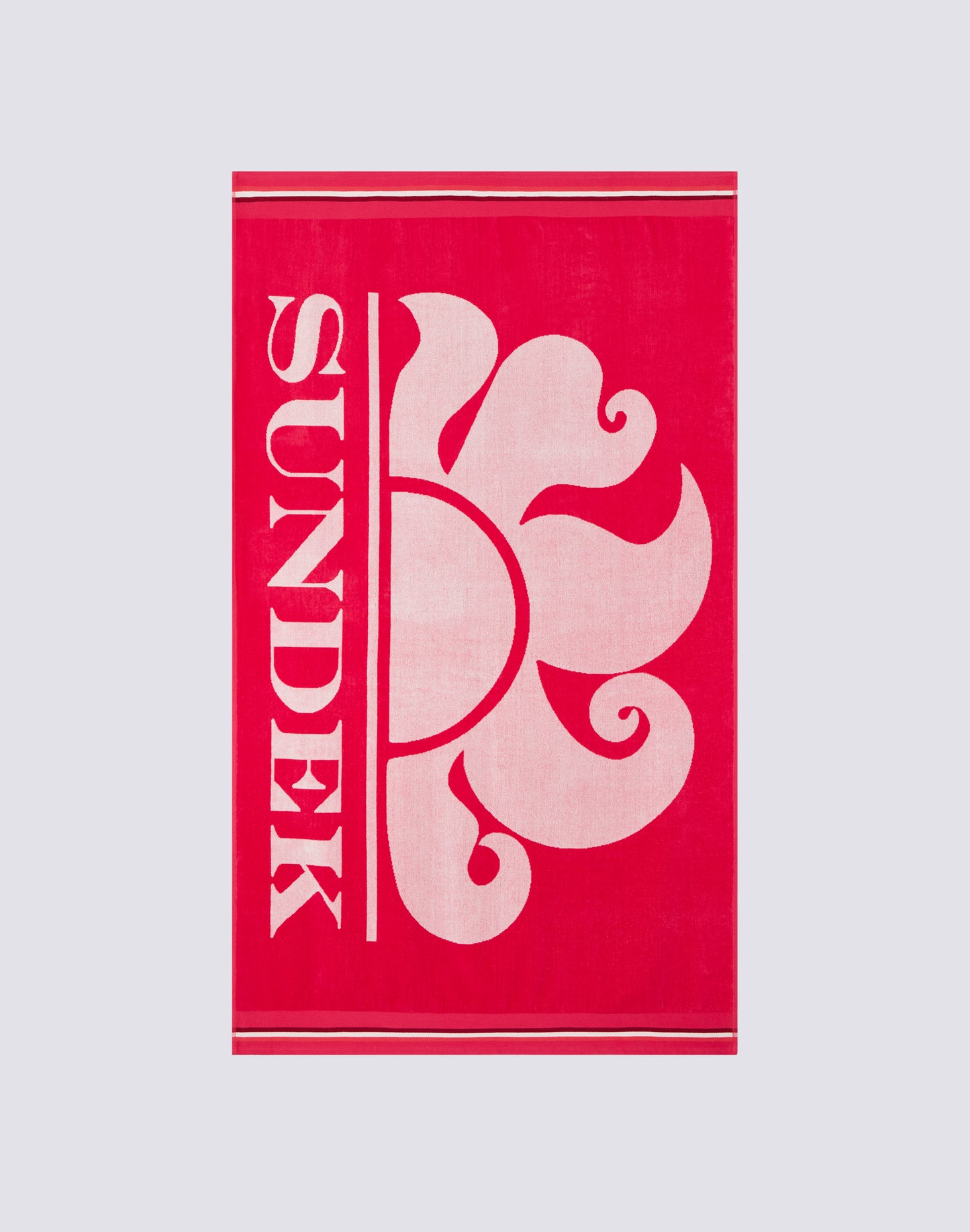 NEW CLASSIC - JACQUARD BEACH TOWEL WITH LOGO