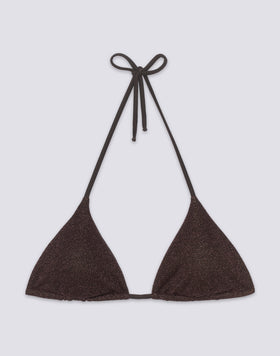 JENNIFER BIKINI HAUT TRIANGLE EN LUREX
