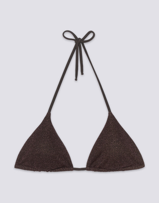 JENNIFER LUREX TRIANGLE BIKINI TOP