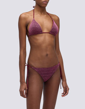 JENNIFER BIKINI HAUT TRIANGLE EN LUREX