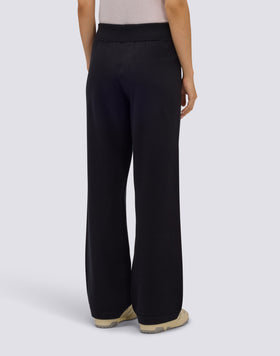 PANTALON EN MAILLE POUR FEMME AVEC LOGO BRODÉ
