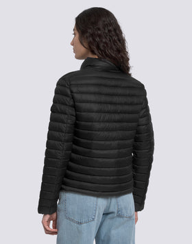 PLUMÍN DE MUJER CON CUELLO ALTO