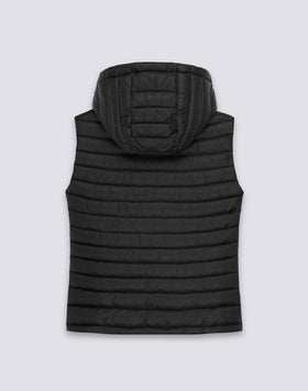 GILET PIUMINO DONNA CON CAPPUCCIO
