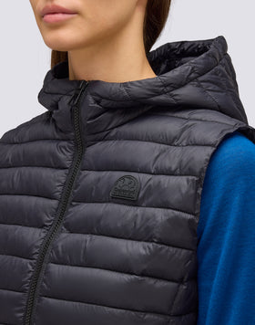 GILET DA DONNA CON CAPPUCCIO