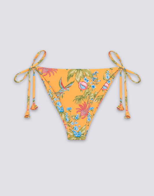 ANITA - SLIP BIKINI CON LACCI REGOLABILI STAMPA SWEET PARROT