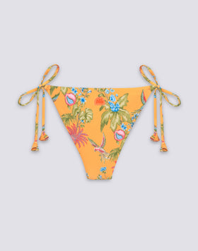 ANITA - SLIP BIKINI CON LACCI REGOLABILI STAMPA SWEET PARROT