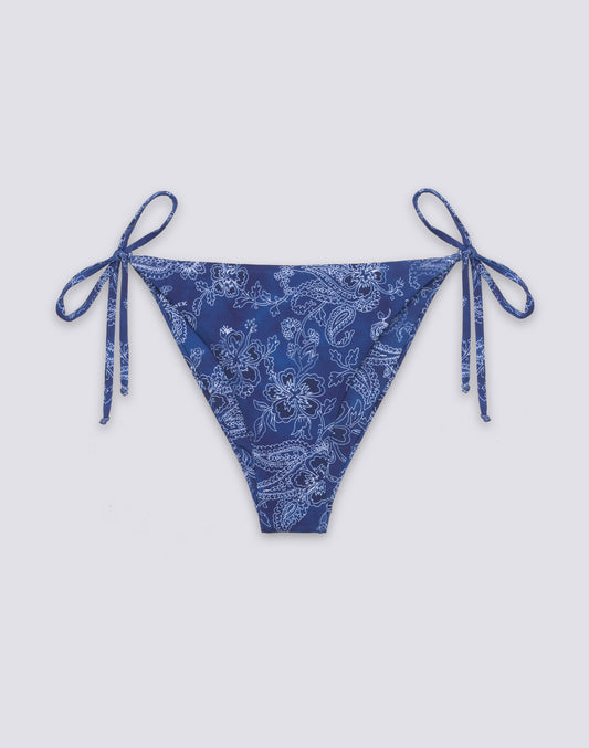ANITA - HIBI PAISLEY BANDANA PATTERNED TIE-SIDE BIKINI BOTTOMS