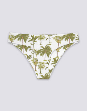MARISOL - SLIP CULOTTE EN ÉPONGE À MOTIF BOTANIQUE