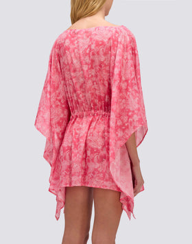 VESTIDO DE MUJER CON MANGA DE MARIPOSA Y ESTAMPADO HIBI PAISLEY