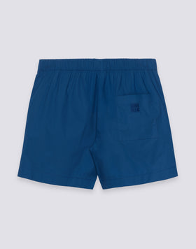 SHORTS POUR FEMME À TAILLE ÉLASTIQUE EN POPELINE DE COTON