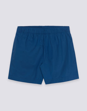 SHORTS POUR FEMME À TAILLE ÉLASTIQUE EN POPELINE DE COTON