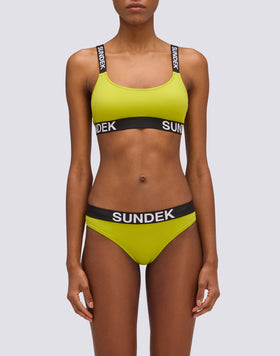 CARMEL CULOTTE BOTTOMS WITH LOGOED ELASTIC