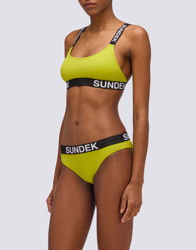 CARMEL CULOTTE BOTTOMS WITH LOGOED ELASTIC