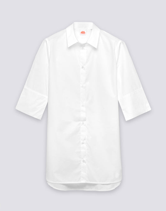 CAMISA CORTA DE POPELÍN PARA MUJER