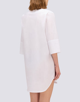 CAMISA CORTA DE POPELÍN PARA MUJER