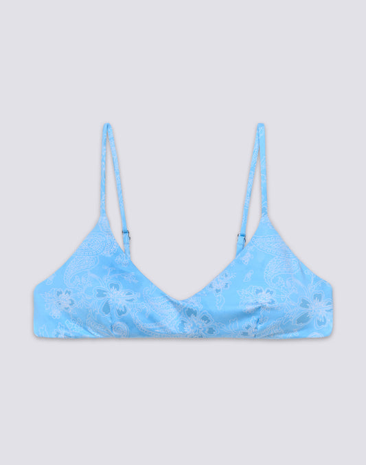 LAUDERDALE - TOP DE BIKINI BRALETTE CON ESTAMPADO HIBI PAISLEY BANDANA