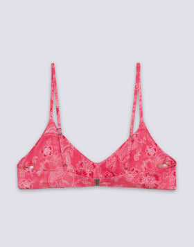 LAUDERDALE - TOP DE BIKINI BRALETTE CON ESTAMPADO HIBI PAISLEY BANDANA