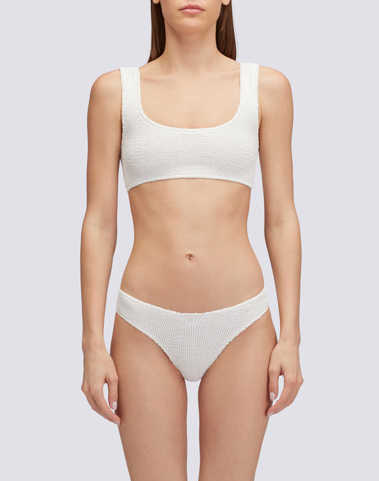 TOP BRA EN TISSU GOFFRÉ