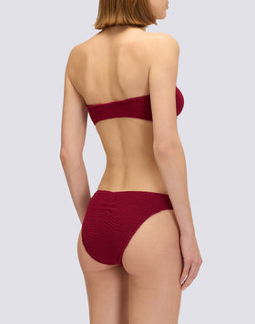 SLIP CULOTTE IN TESSUTO GOFFRATO