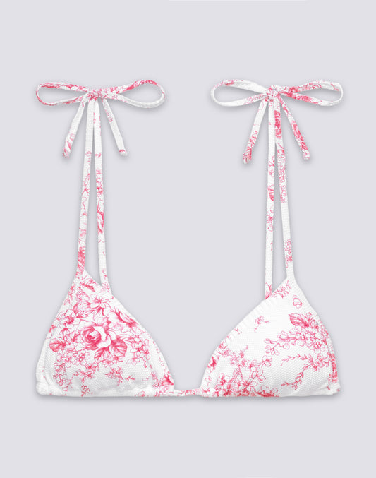ARIZONA - ADJUSTABLE ROSE DE JOIE BRALETTE BIKINI TOP