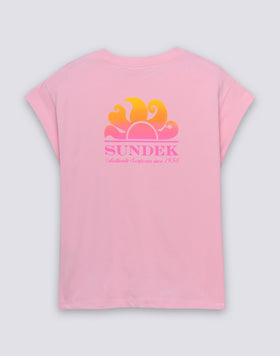 T-SHIRT DONNA CON STAMPA DEGRADÉ