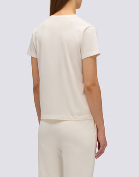 CAMISETA DE MUJER REGULAR FIT CON FLOR