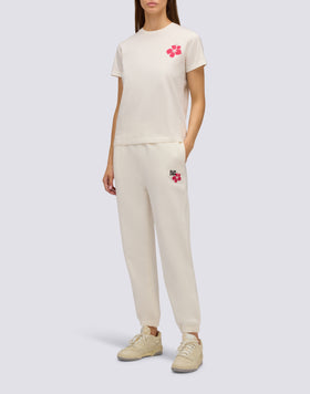 CAMISETA DE MUJER REGULAR FIT CON FLOR