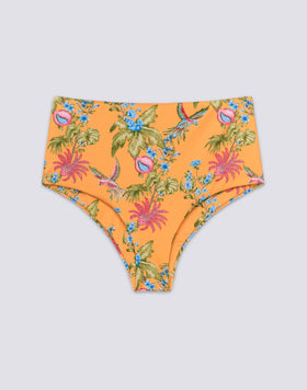 IPANEMA - BAÑADOR DE CINTURA ALTA CON ESTAMPADO SWEET PARROT