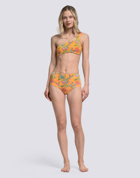 IPANEMA - BAÑADOR DE CINTURA ALTA CON ESTAMPADO SWEET PARROT