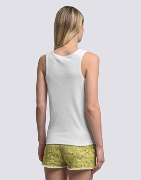 CAMISETA DE TIRANTES DE CANALÉ CON LOGOTIPO BORDADO