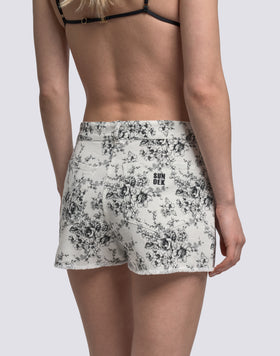 ROSE DE JOIE PATTERNED WOMEN'S SHORTS
